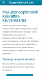 Mobile Screenshot of google-optimointi.com